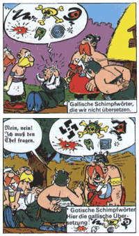Schimpfen der Goten