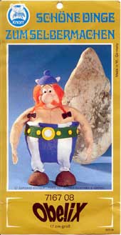 Obelix Bastelpuppe