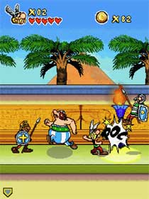 Asterix und Obelix bei Kleopatra Handyspiel