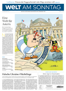 Asterix in Welt am Sonntag